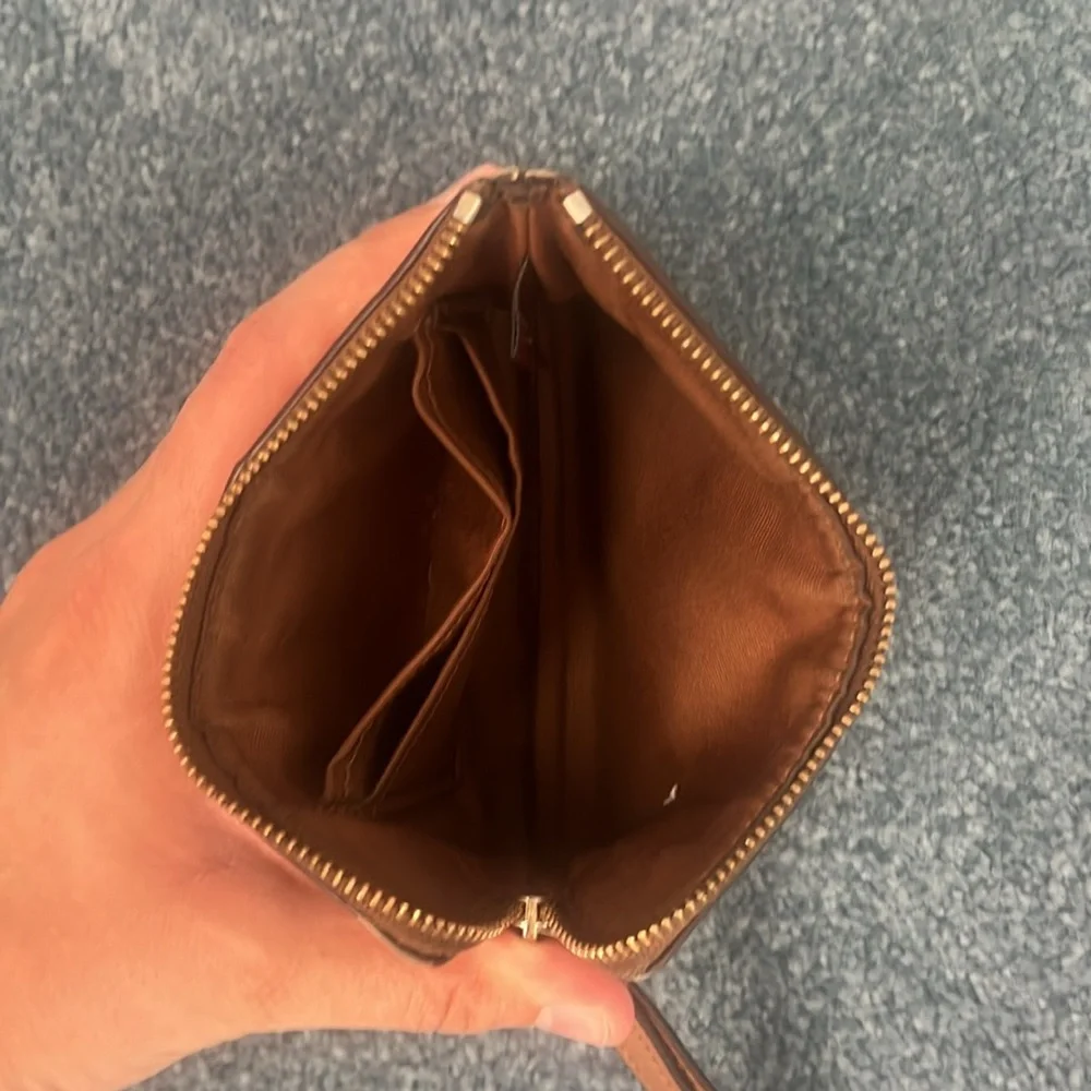 Coach Tan Wristlet Wallet - Picture 3 of 5